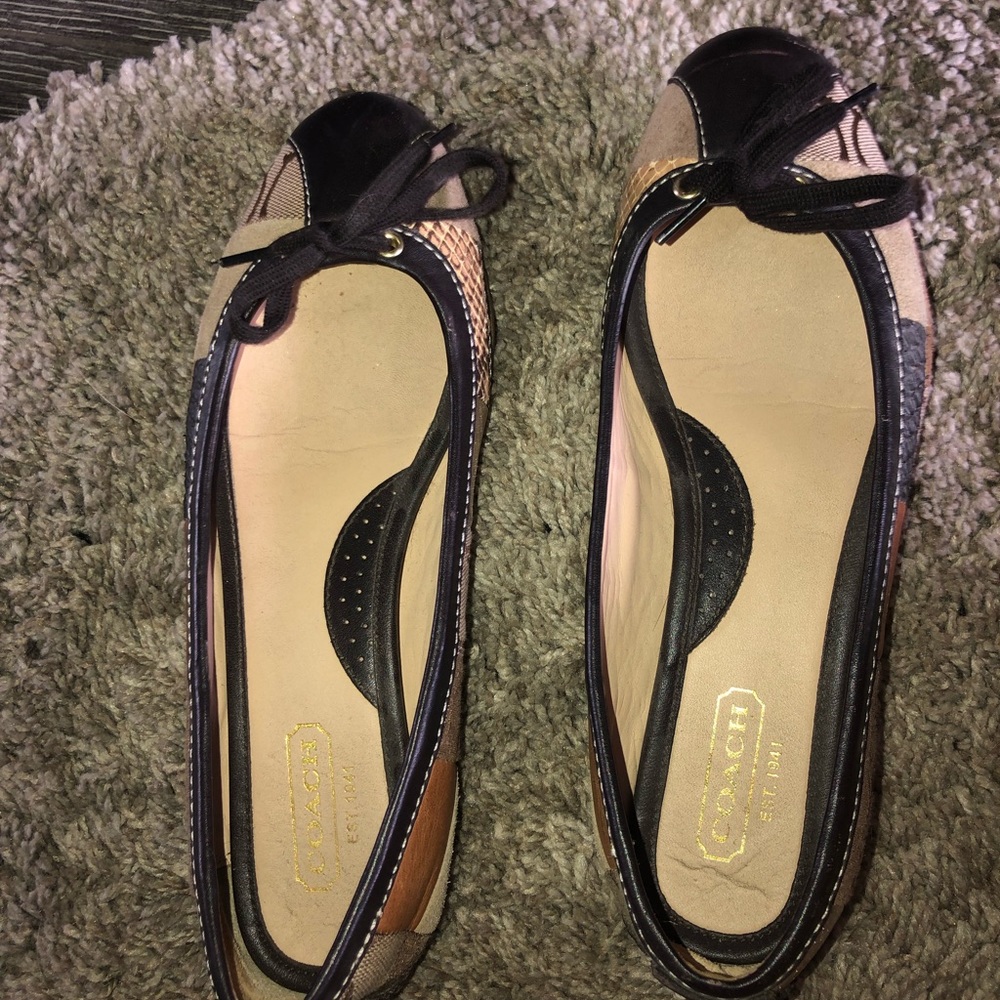 Coach Flats Size 8